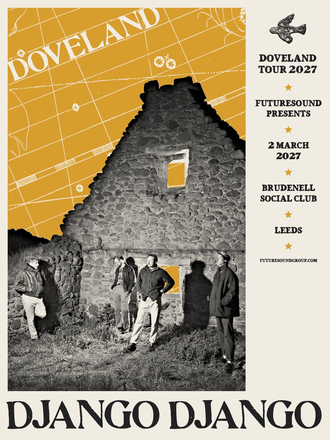 Doveland Tour 2027: Django Django poster
