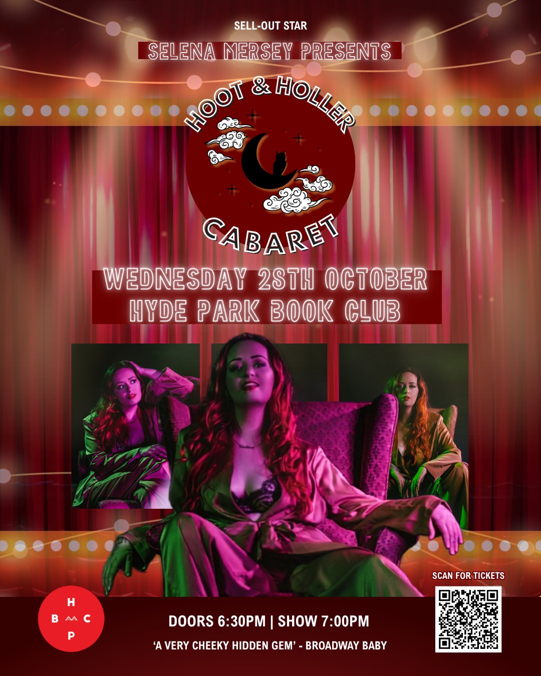 Hoot and Holler Cabaret poster