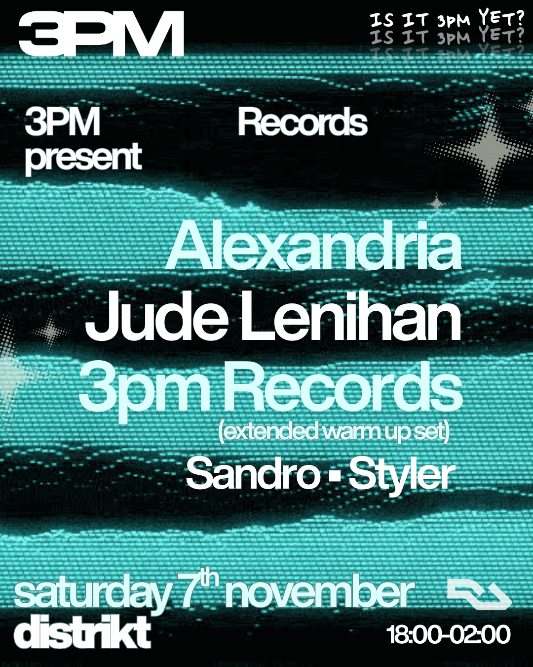 Alexandria / Jude Lenihan / 3PM Records / Sandro / Styler poster