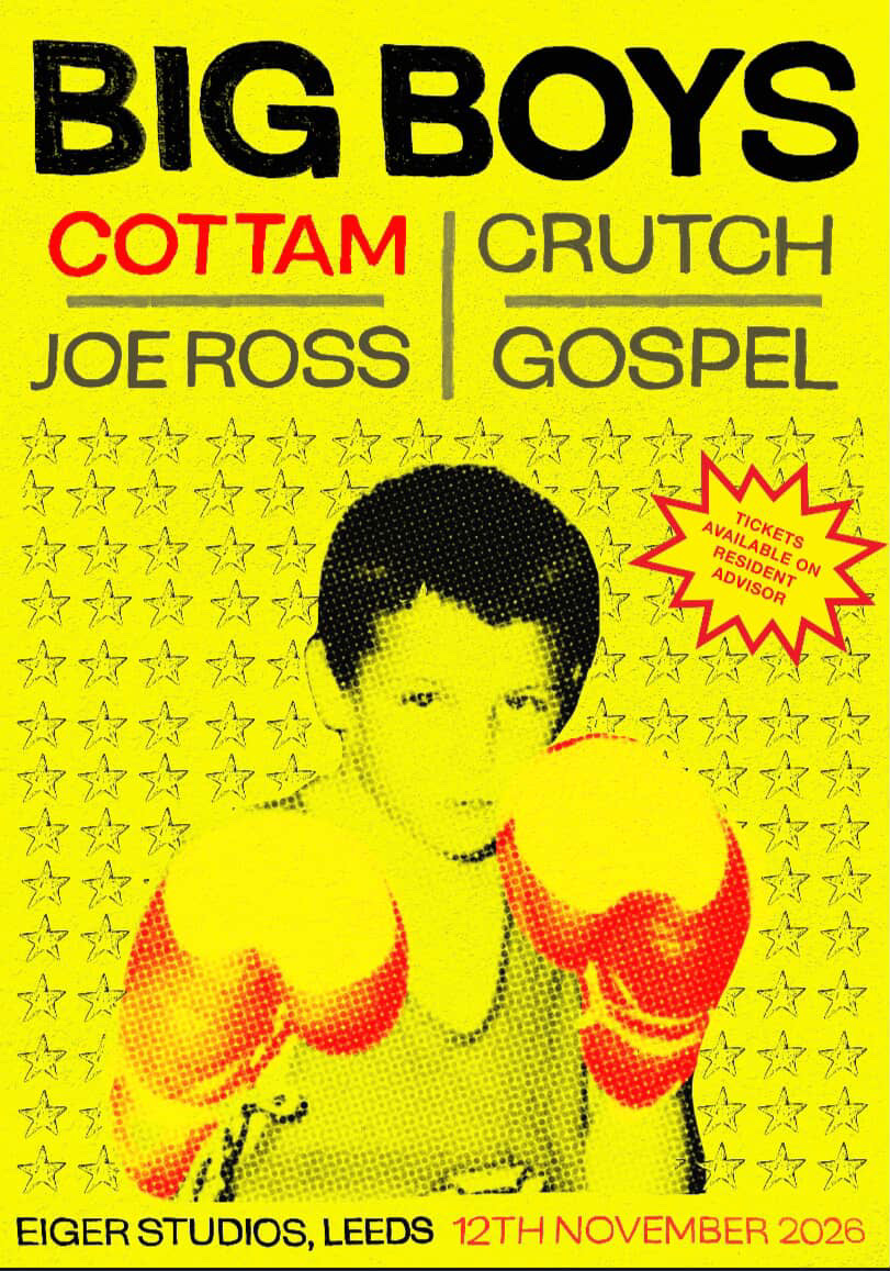 Big Boys: Cottam / Crutch / Joe Ross / Gospel poster