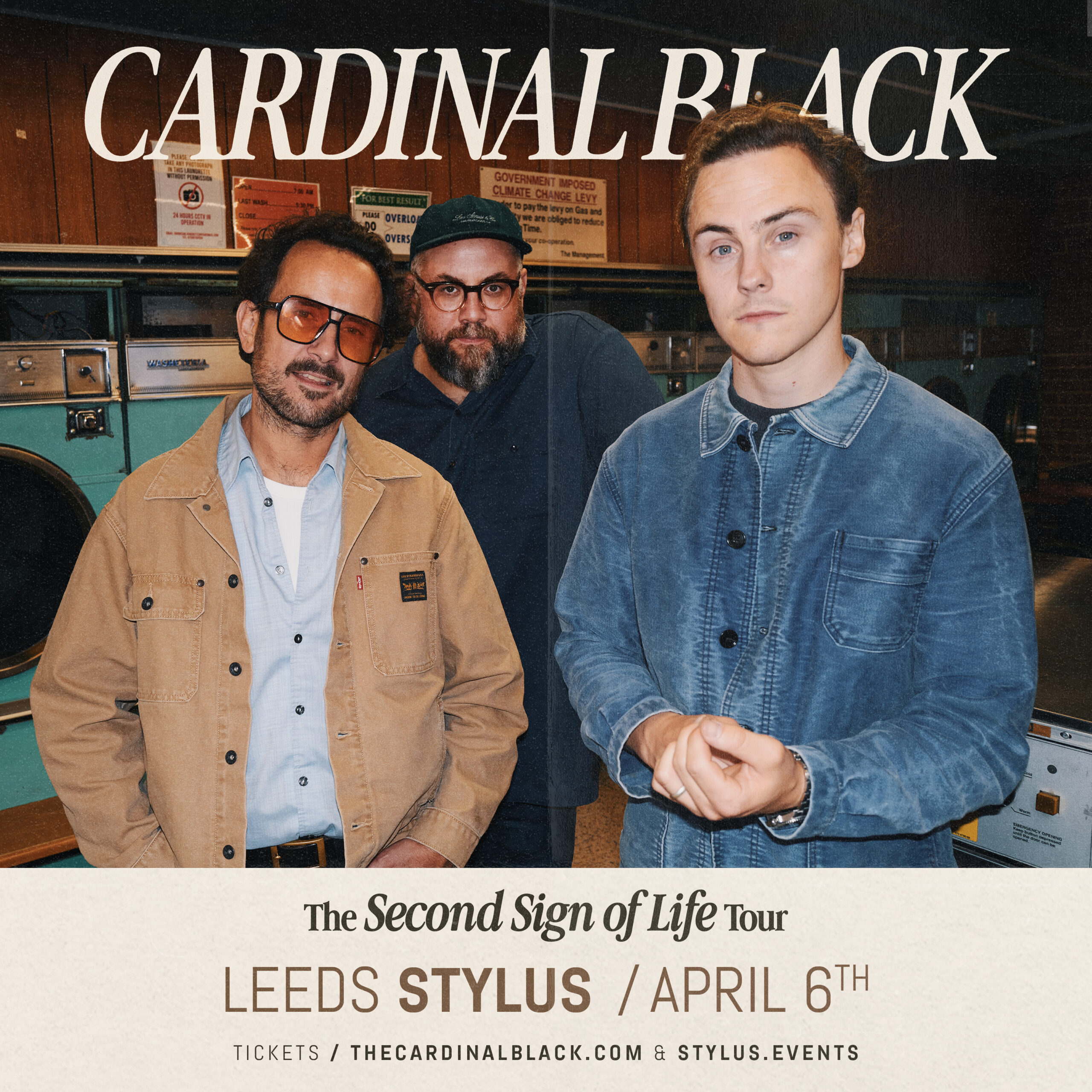 The Second Sign of Life Tour: Cardinal Black poster