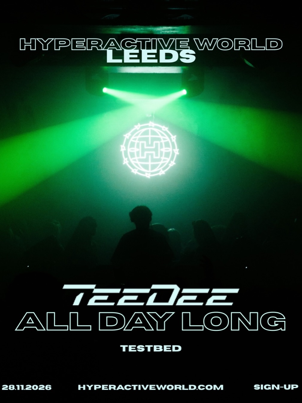 Hyperactive World Leeds: TeeDee poster