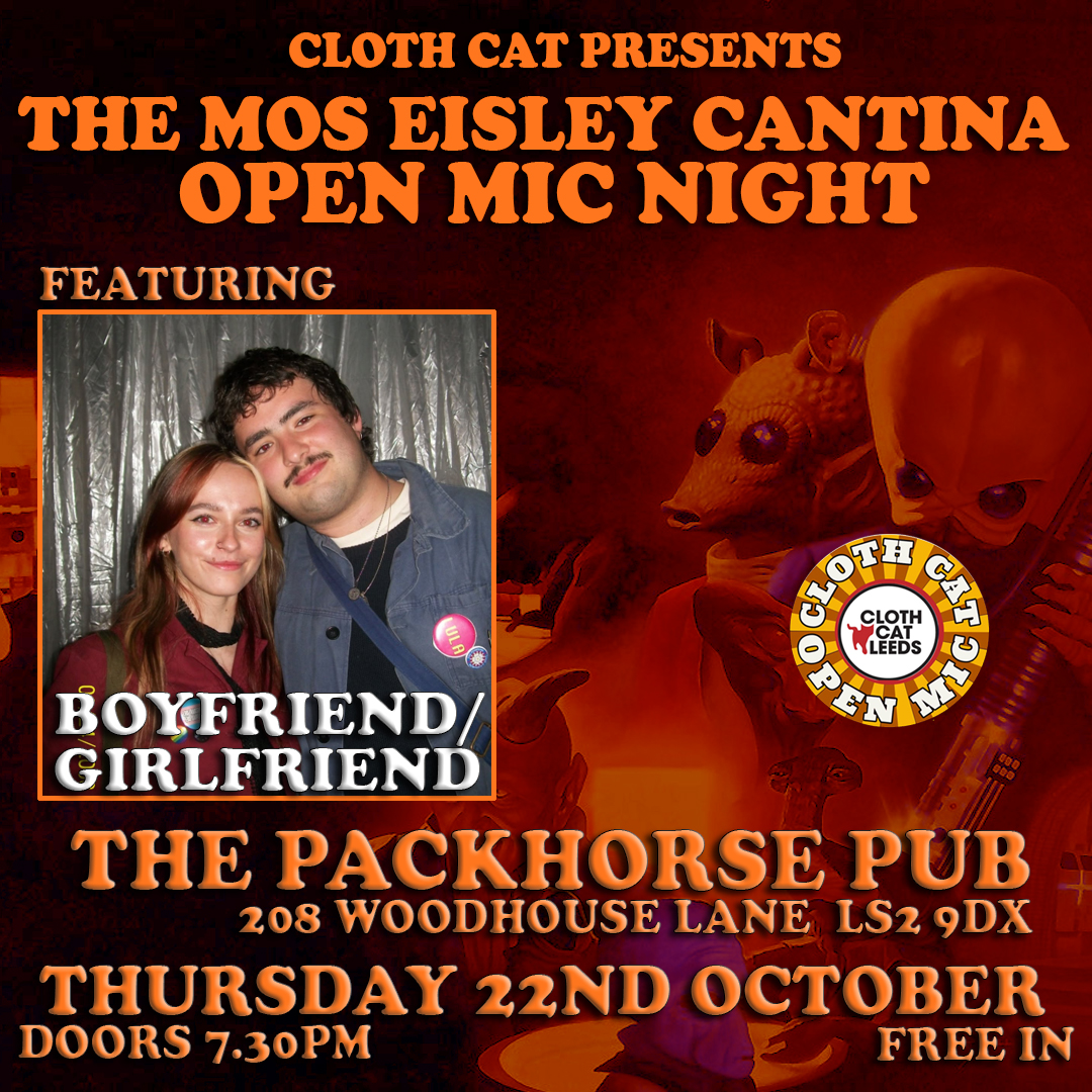 The Mos Eisley Cantina Open Mic Night poster