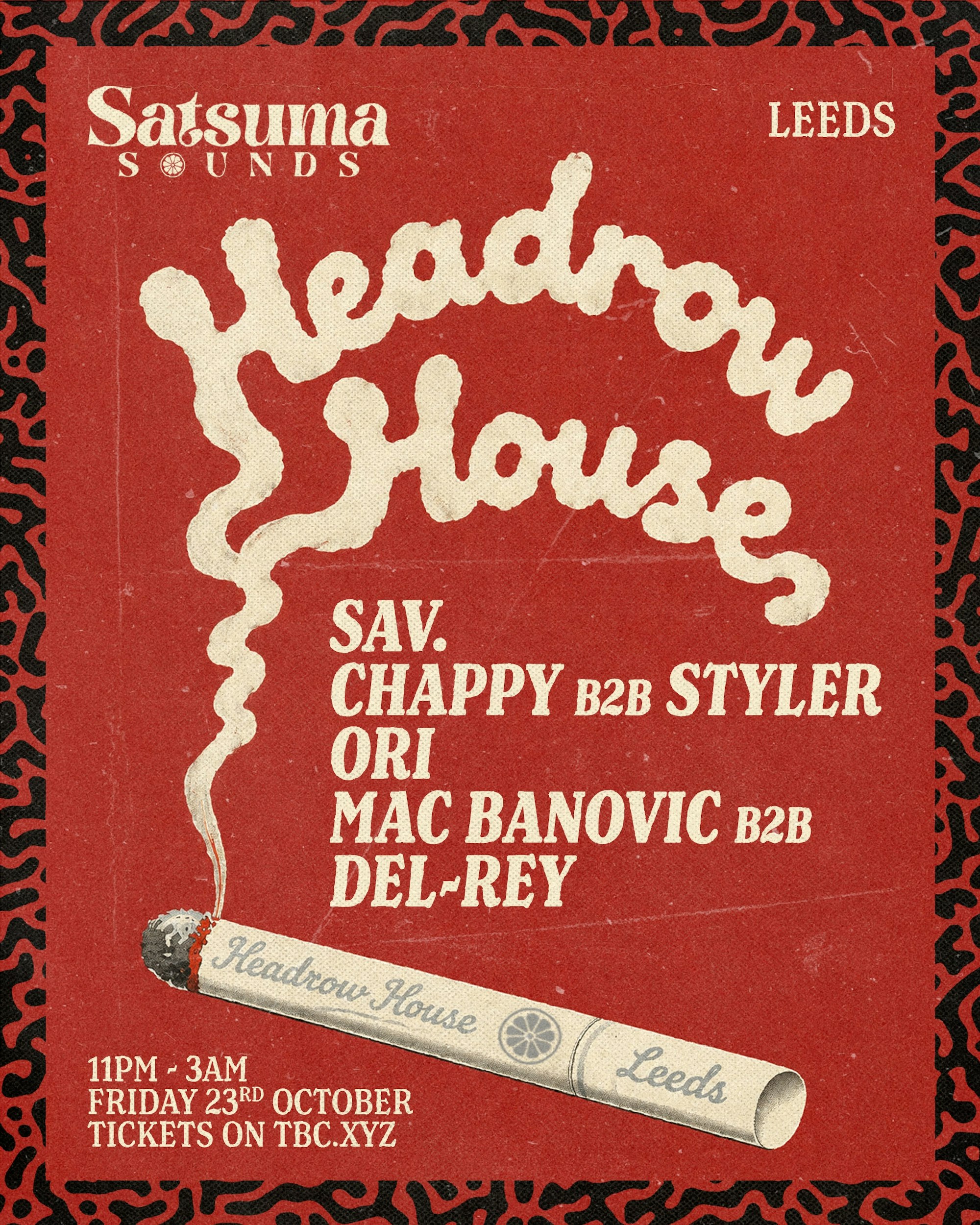 Satsuma Sounds: Sav / Chappy / Styler / Ori / Mac Banovic / Del-Rey poster