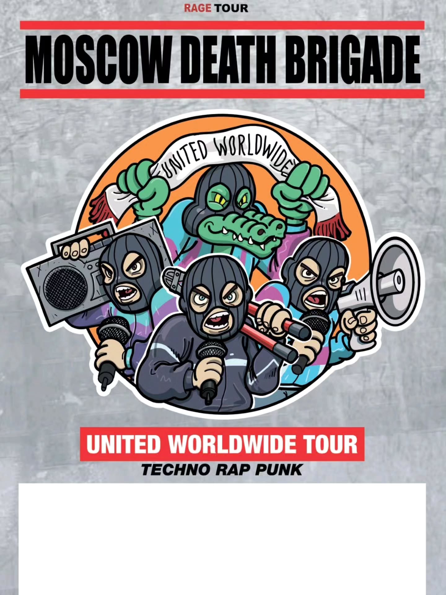 United Worldwide Tour: Moscow Death Brigade / Sleuth Gang / Deadbeat At Dawn poster