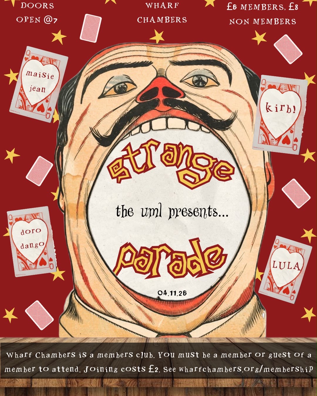 Strange Parade: maisie jean / Dorodango / kirb! / Lula poster