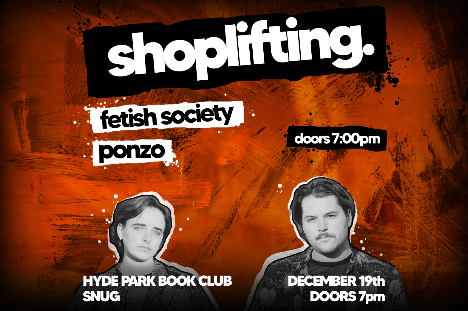 shoplifting. / Fetish Society / Ponzo poster