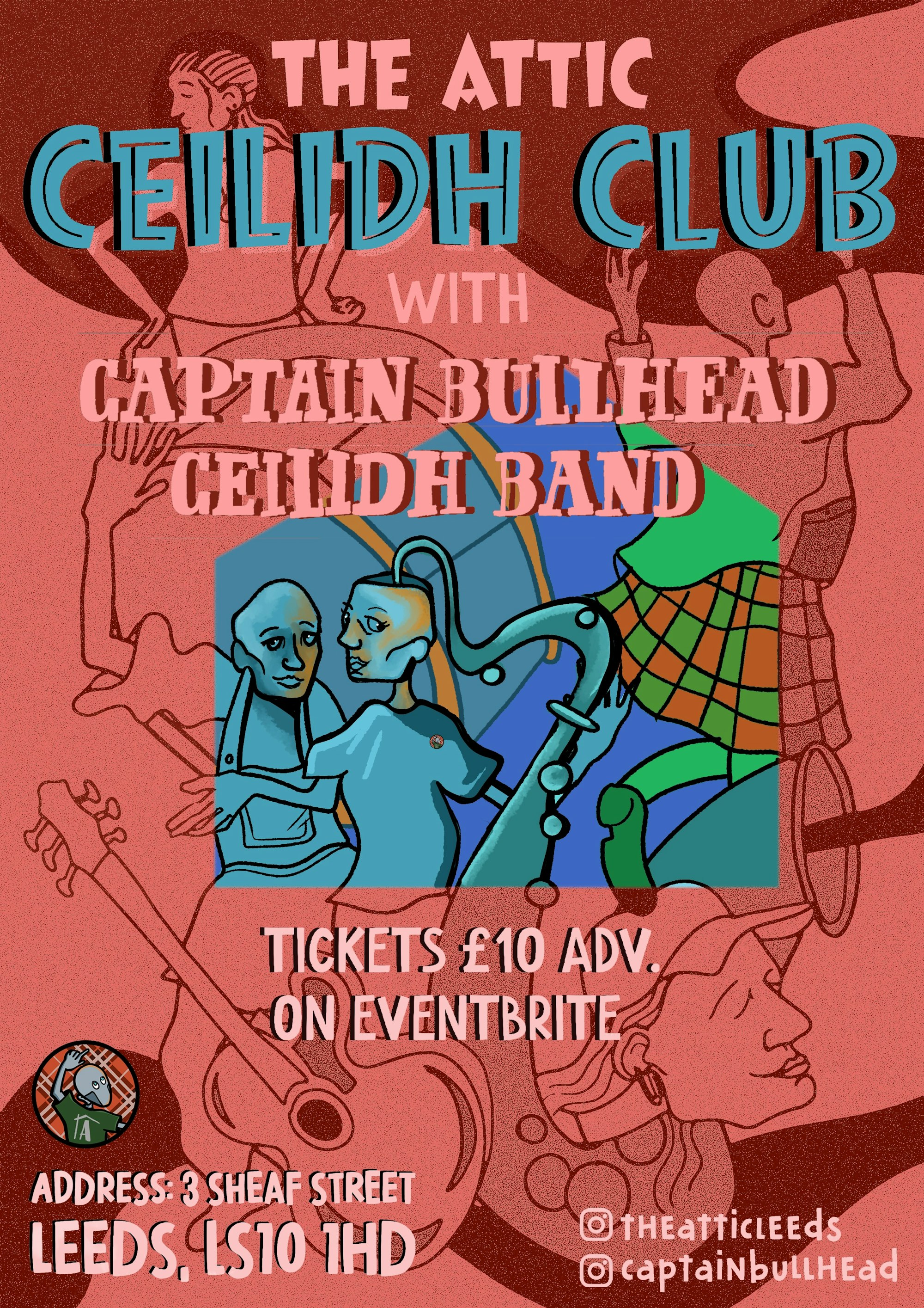 Ceilidh Club: Captain Bullhead poster