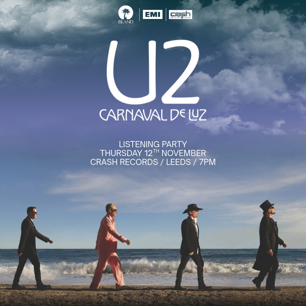 Carnaval de Luz Listening Party: U2 poster