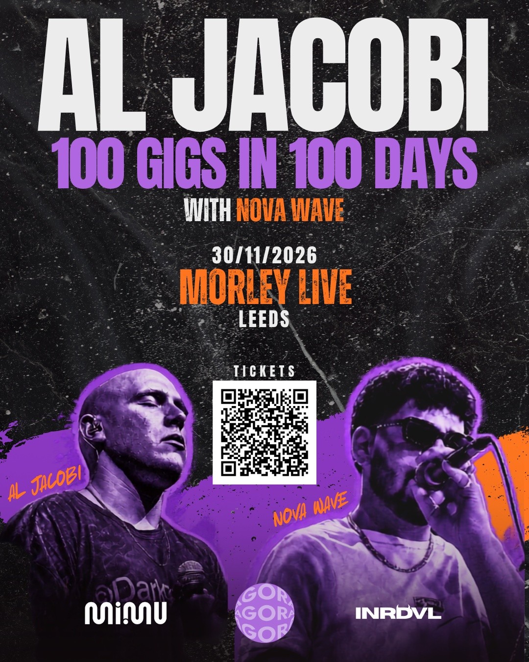 100 Gigs in 100 Days: Al Jacobi / Nova Wave poster
