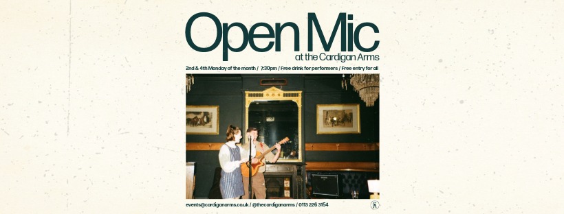 Open Mic poster