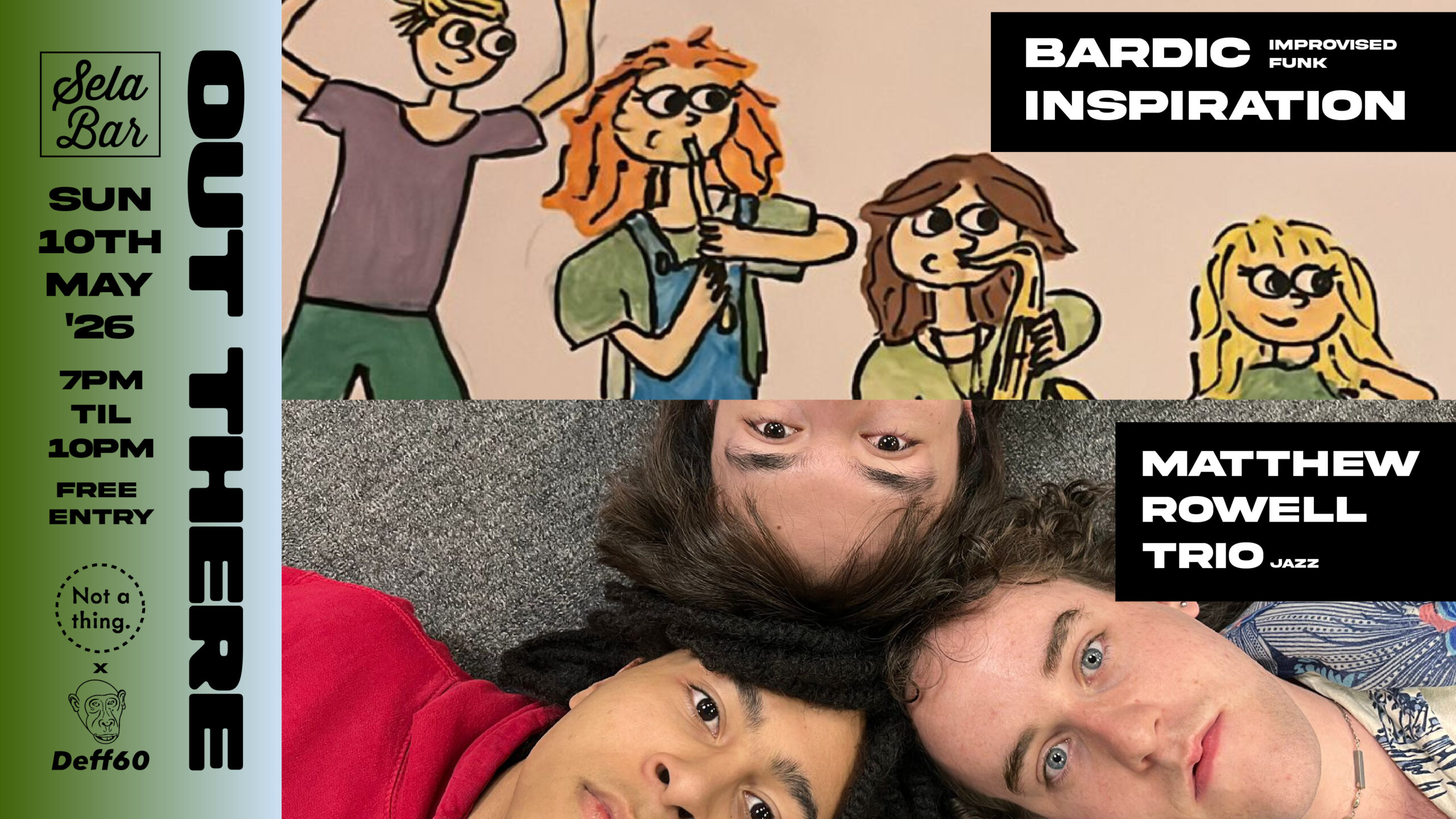 Bardic Inspiration + Matthew Rowell Trio @ Out There | Sela Bar, Leeds