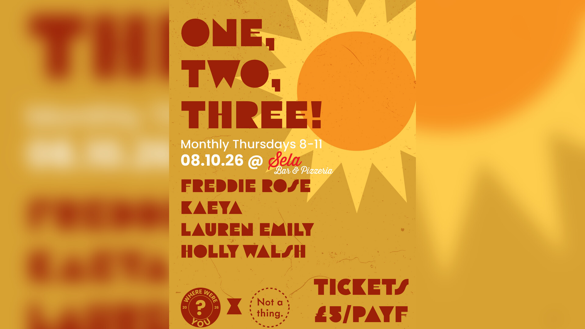 1,2,3… | Freddie Rose + Kaeya + Lauren Emily + Holly Walsh