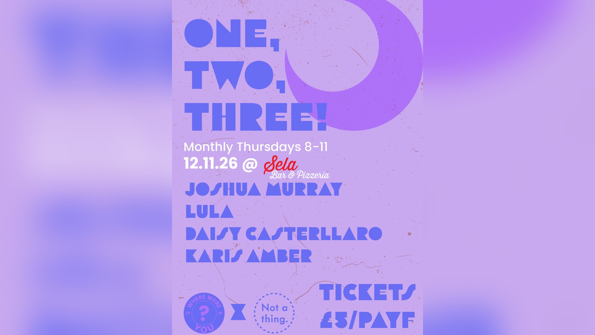 1,2,3! | Joshua Murray + LULA + Daisy Castellaro + Karis Amber