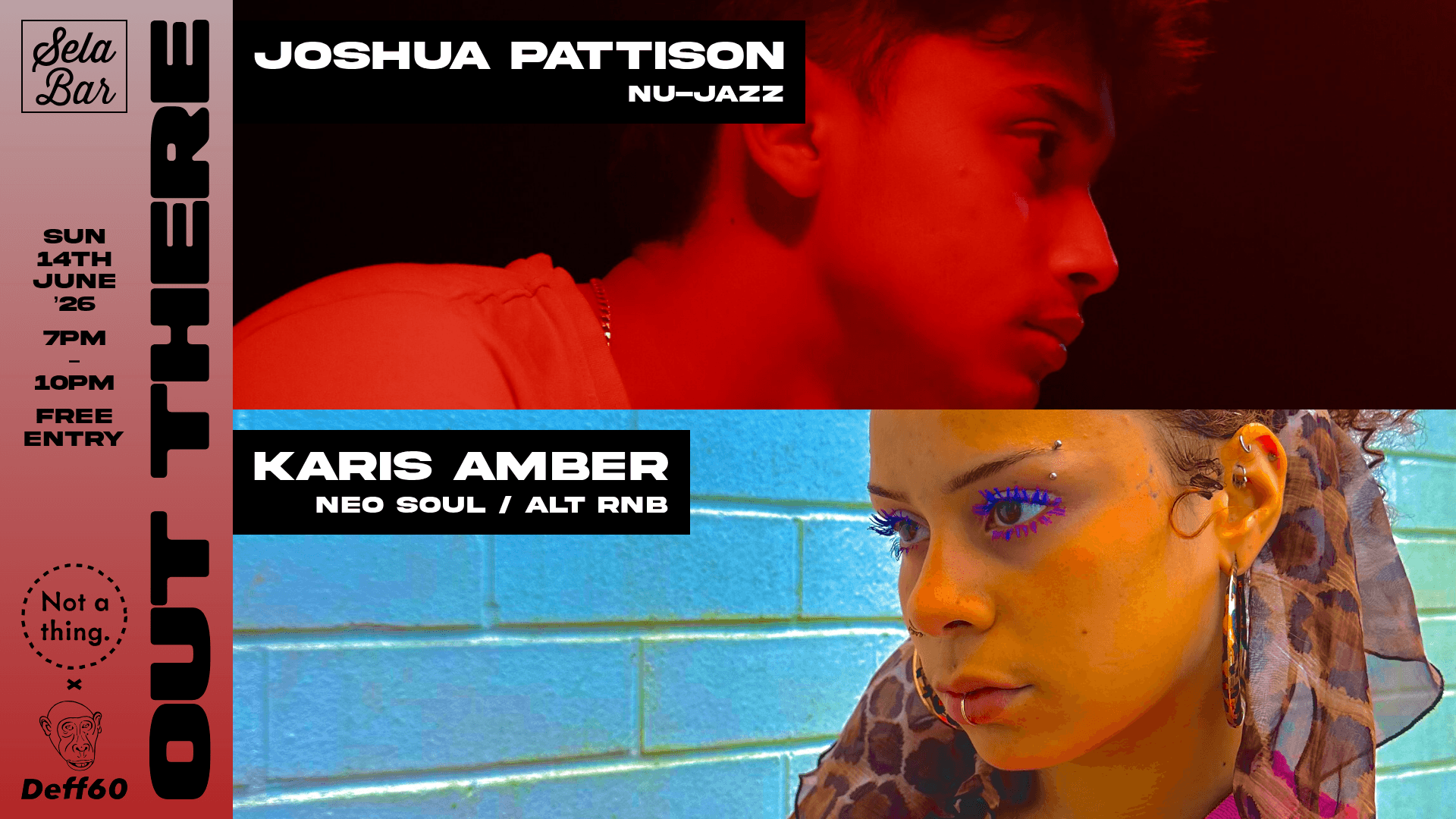 Out There | Karis Amber + Joshua Pattison | June 2026
