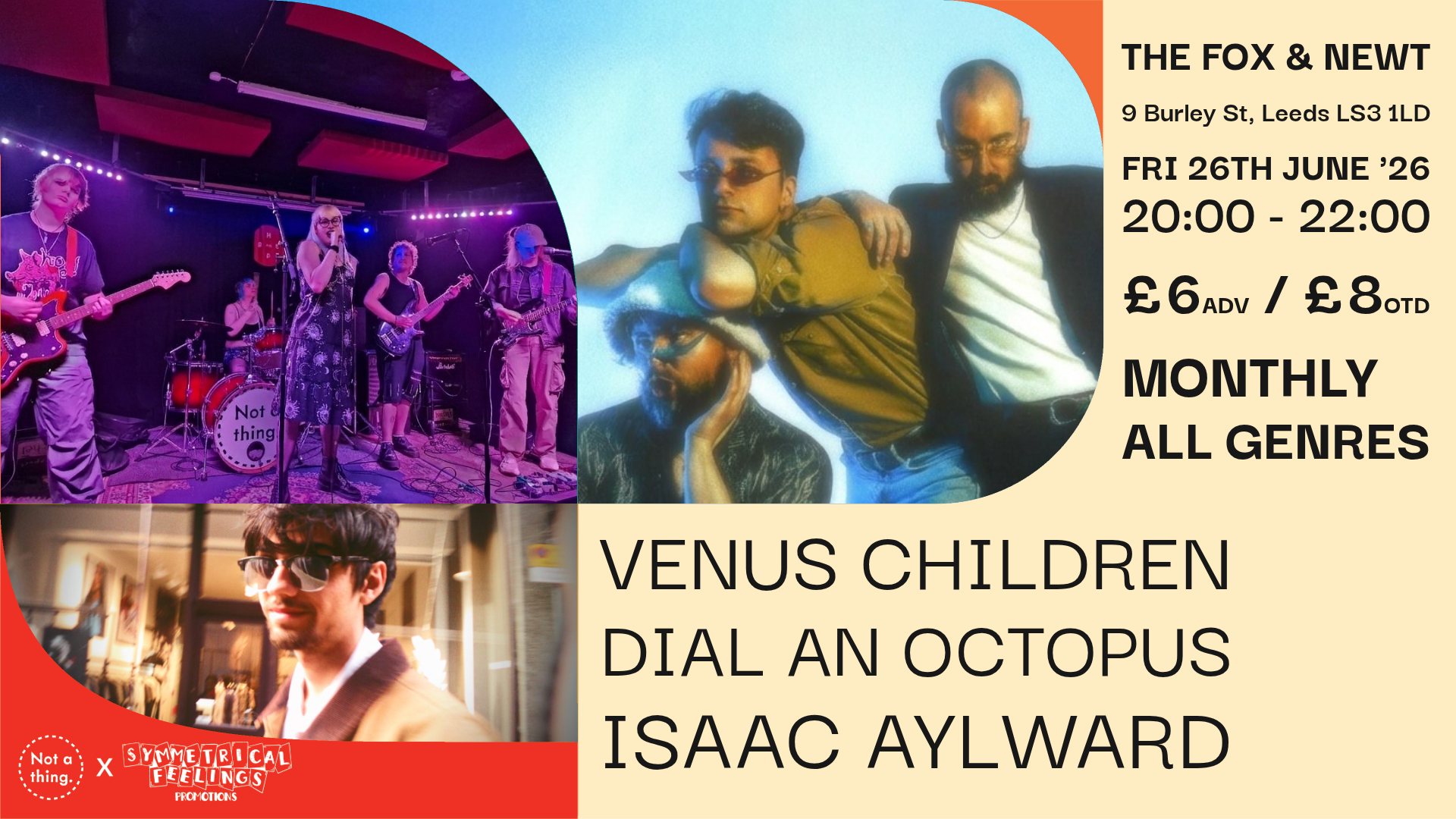 Patches | The Venus Children + Dial an Octopus + Isaac Aylward